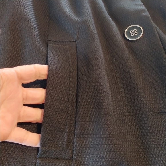 Dialogue QVC Black Woven Women's Blazer Jacket 2X - Picture 3 of 15